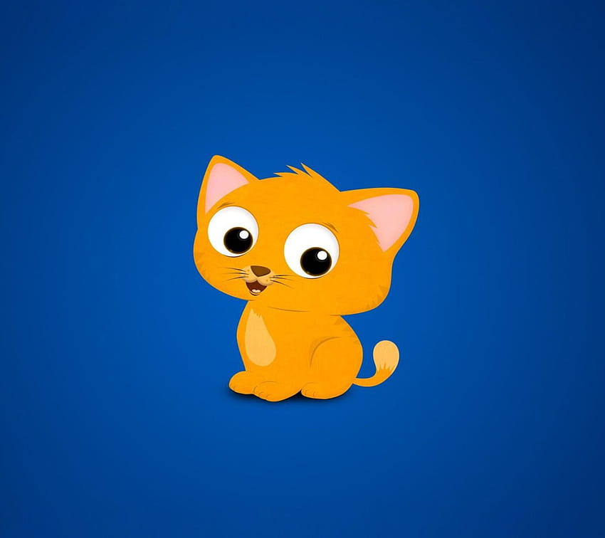 Cute Cartoon Cat Galaxy S4 Backgrounds And Themes HD wallpaper