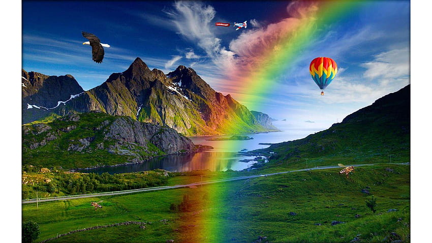 Rainbows Nature, nechar HD wallpaper