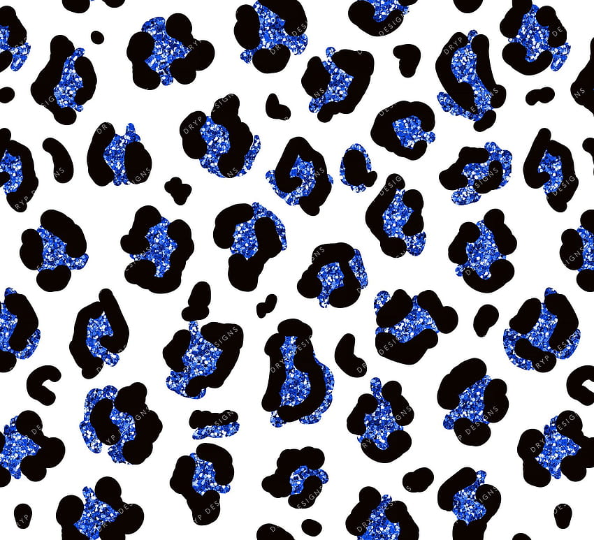 Blue Leopard Print Wallpapers  Top Free Blue Leopard Print Backgrounds   WallpaperAccess