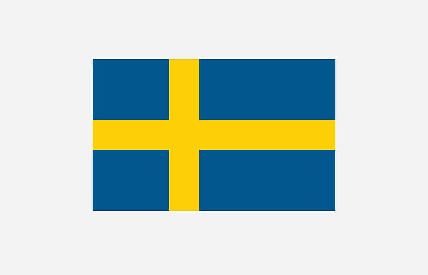 スウェーデンの国旗と、スウェーデンの国旗 高画質の壁紙
