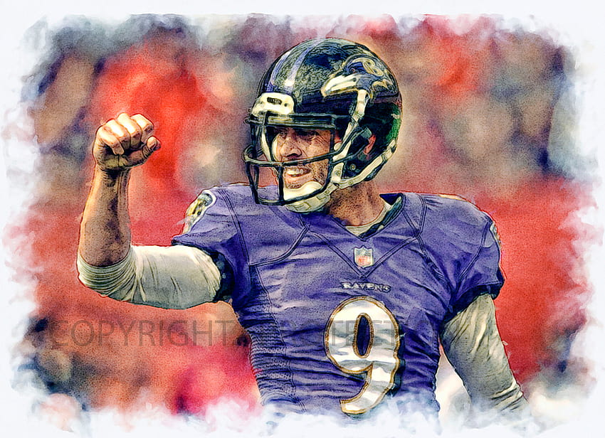 Justin Tucker Baltimore Ravens New & Rare Limited to Only HD wallpaper