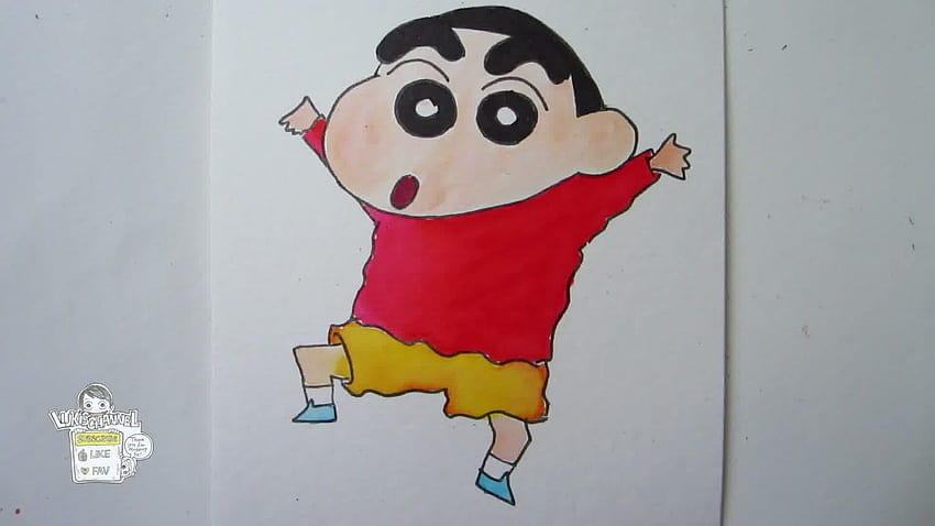 How to Draw Shin Chan II Learn to draw  Color Shin Chan in easy steps  abcdanybodycandraw  video Dailymotion
