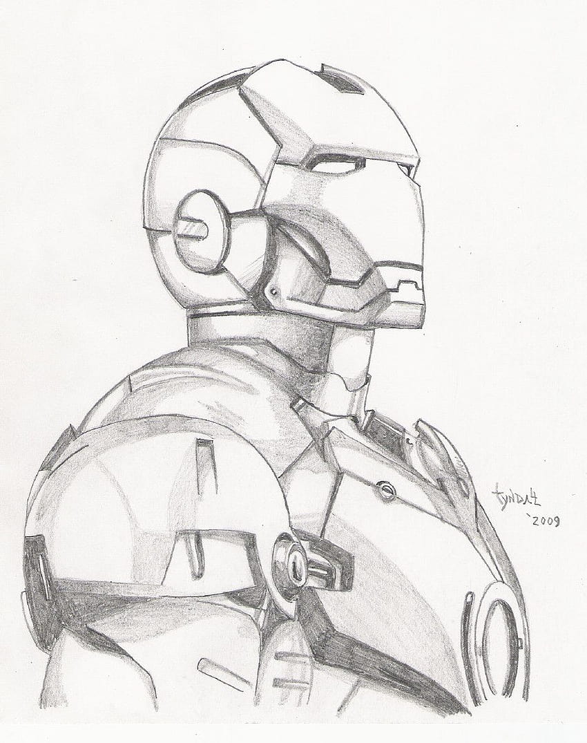 The Iron Man Drawing Iron Man's armor Sketch, chalk draws straight lines,  png | PNGWing