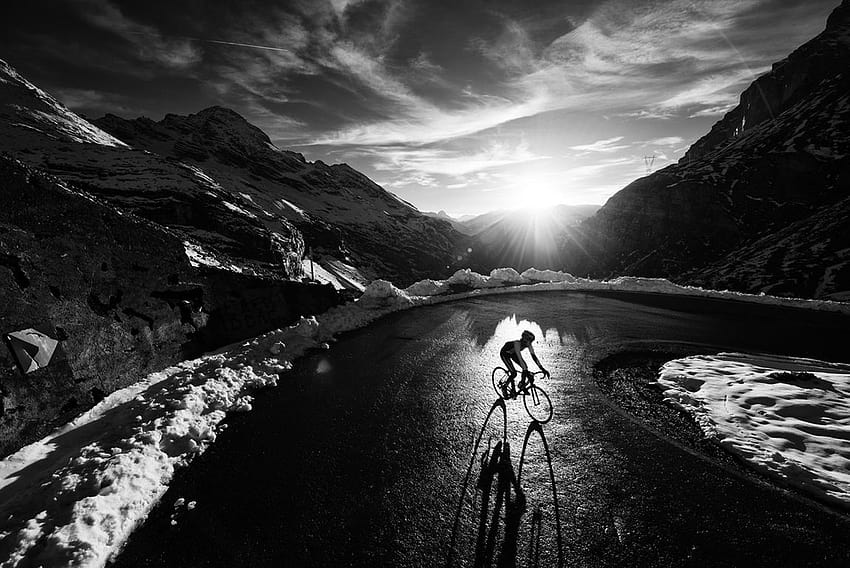 Passo dello Stelvio by Jered Gruber, bike winter HD wallpaper