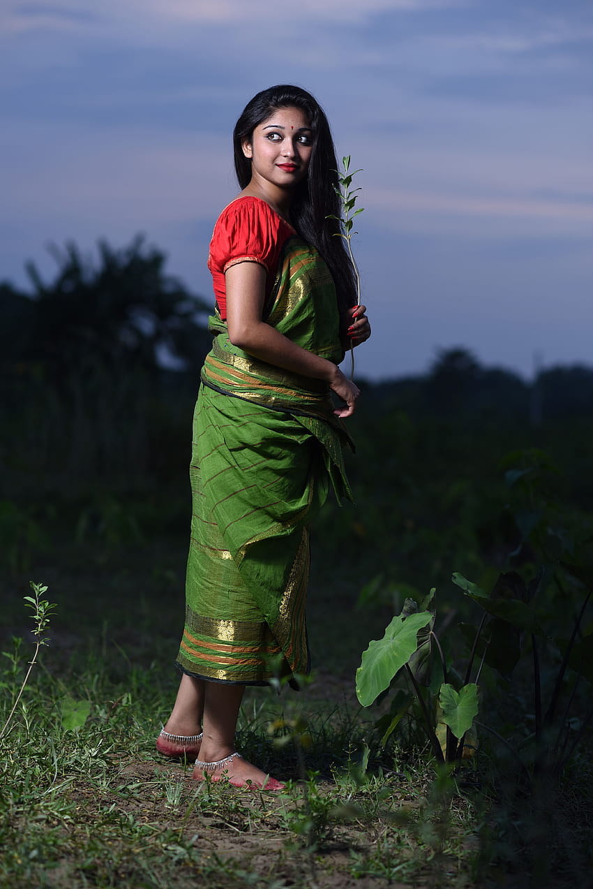 Bestand an schönen Augen, Bengali, Bengali Girl, Village Beautiful Girl HD-Handy-Hintergrundbild