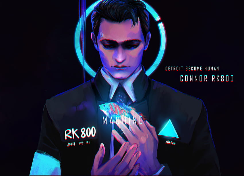 Connor, detroit become human HD wallpaper