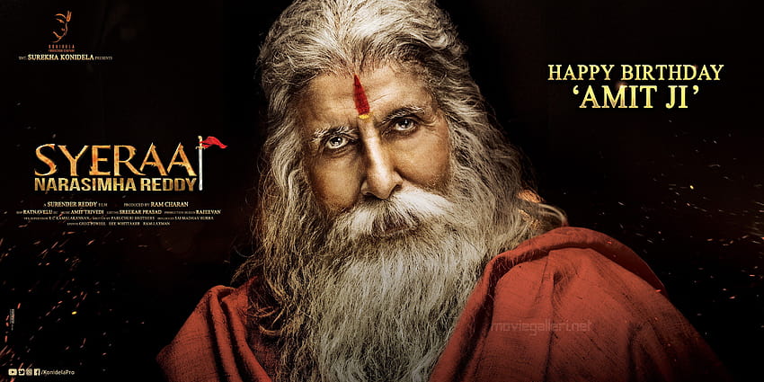 Amitabh Bachchan as Gosayi Venkanna in Syeraa Narasimha, sye raa narasimha reddy HD wallpaper