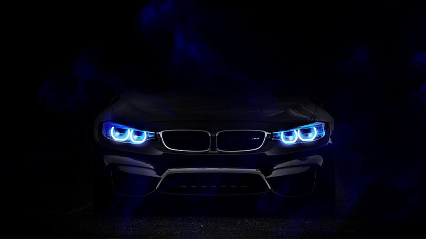 BMW headlights, car live HD wallpaper