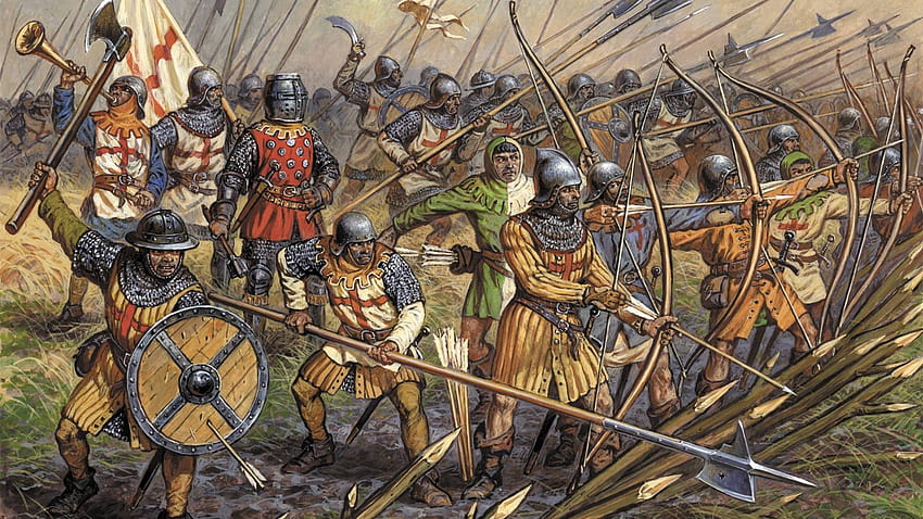 Medieval Soldiers at War, medieval war HD wallpaper