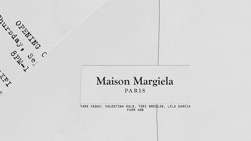 Proyectos Margiela, maison margiela fondo de pantalla