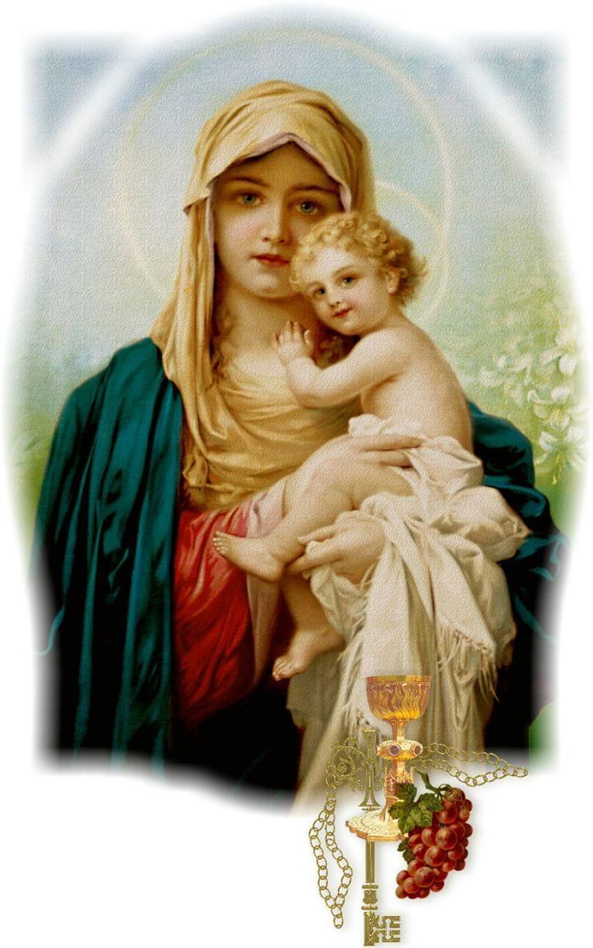 62 Perawan Maria Anak Yesus/Keluarga Kudus terbaik, Bunda Maria dan Bayi Yesus wallpaper ponsel HD