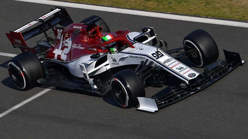 Alfa Romeo – F1 Racing Team – Räikkönen, Giovinazzi, alfa romeo c39 2020 f1-Auto HD-Hintergrundbild