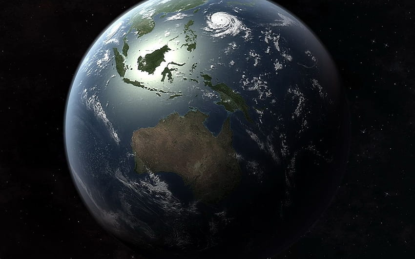 Ziemia Planety Przestrzeń kosmiczna, bumi Tapeta HD