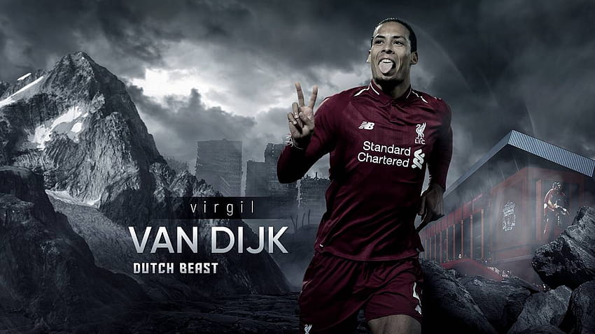 Virgil Van Dijk 60 Neu von Van Dijk, Virgil Van Dijk FIFA 20 Poster HD-Hintergrundbild