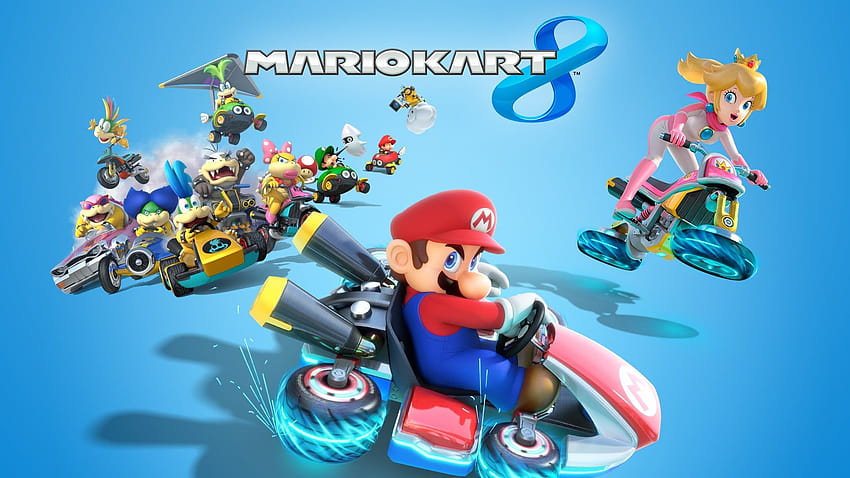 Mariokart poster, Mario Kart 8, videogames, Toad, super mario kart papel de parede HD