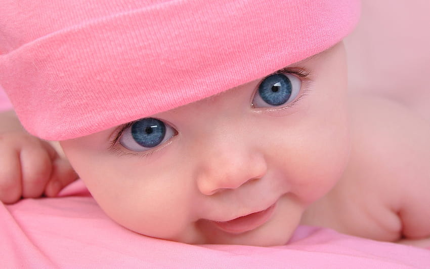 Cute Baby Girl With Blue Eyes, welcome baby HD wallpaper
