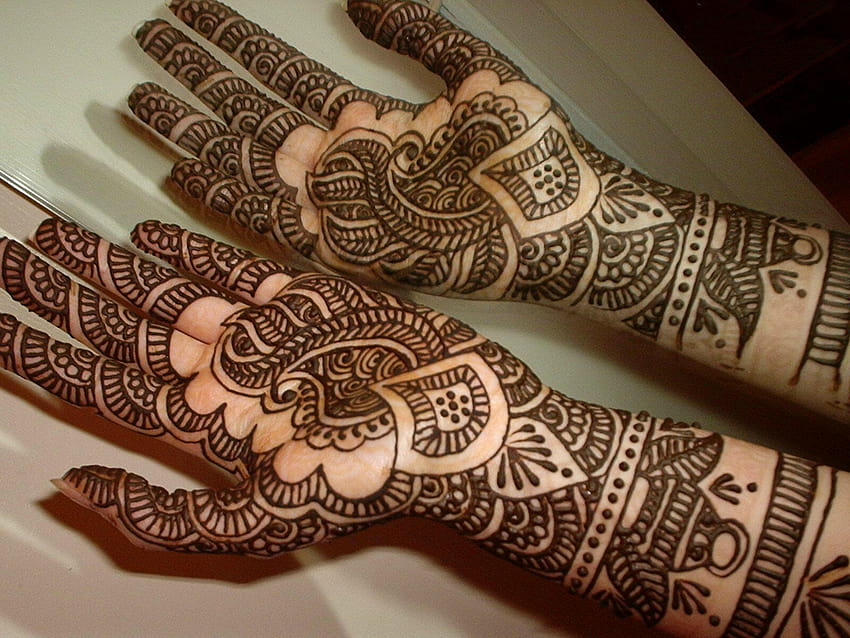 Indische Braut-Mehndi-Designs [1600 x 1200] für Ihre, Mobil- und Tablet-Mehandi-Designs HD-Hintergrundbild