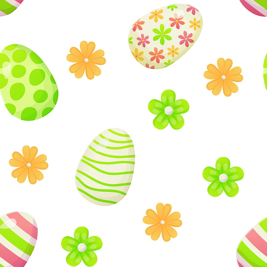 Easter egg seamless pattern Texture with flowers Can be used as easter hunt element for web banners posters and web pages backgrounds spring greeting cards 2547410 Vector Art at Vecteezy, easter texture HD phone wallpaper