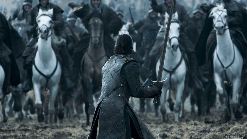 Jon Snow, battle of the bastards HD wallpaper