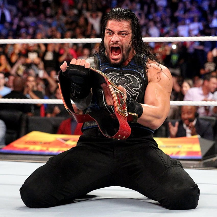 : The Beast and The Big Dog throw down in harrowing collision, roman reigns and paige HD phone wallpaper