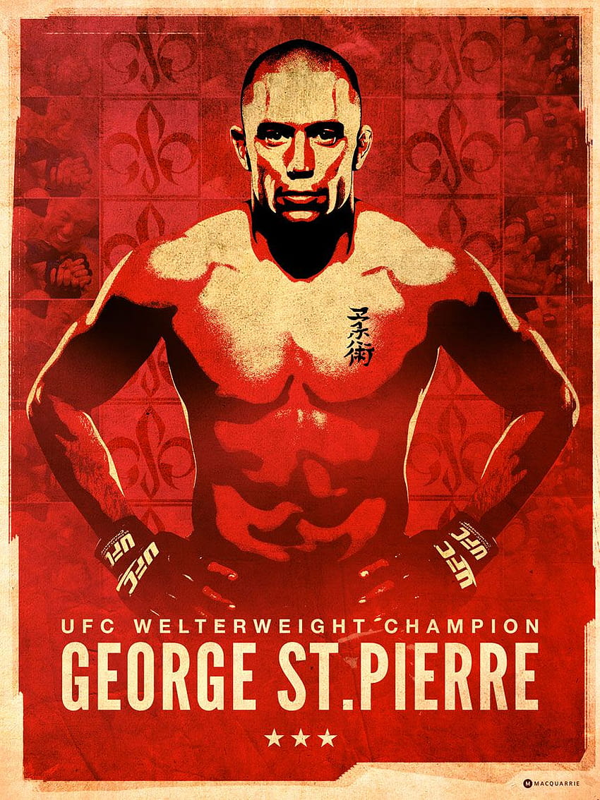 George Saint Pierre diposting oleh Sarah Anderson, george st pierre wallpaper ponsel HD