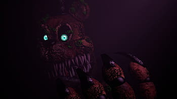 Concept Art For Twisted Freddy And Twisted Bonnie - Molten Freddy Full  Body, HD Png Download - 382x833(#1578657)