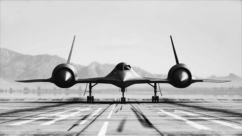 Avião preto e cinza, Lockheed SR, sr 71 iphone preto papel de parede HD