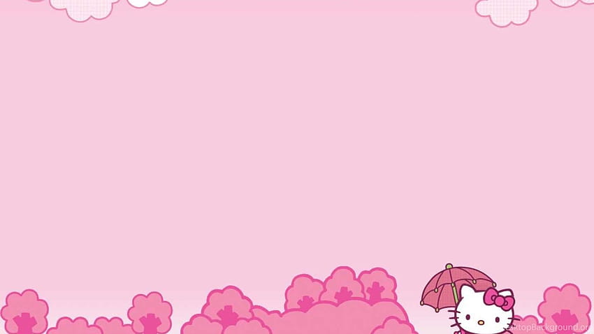 Hello Kitty Великденски пещерни фонове, Великден санрио HD тапет