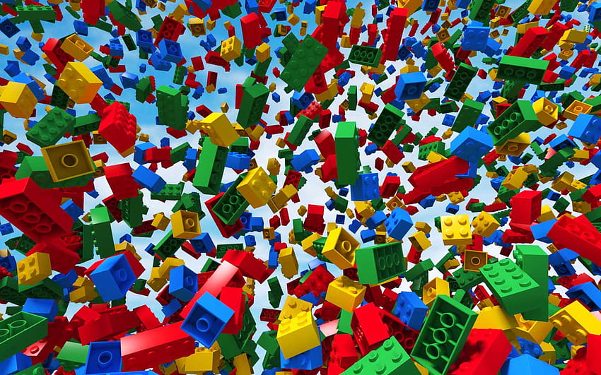 Lego regnen HD-Hintergrundbild