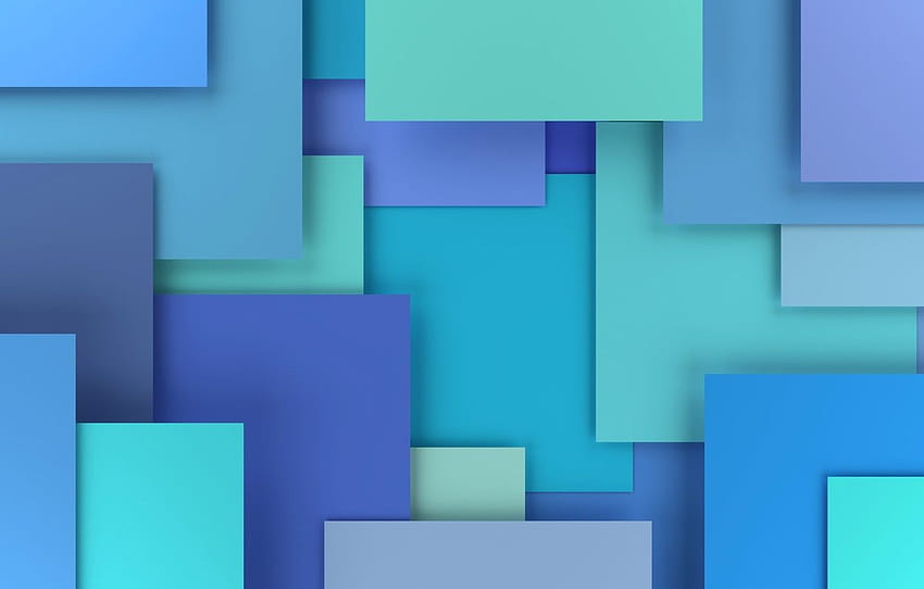 colorful, abstract, design, blue, background, geometry, geometric shapes, 3D rendering , section абстракции, blue geometry abstract HD wallpaper