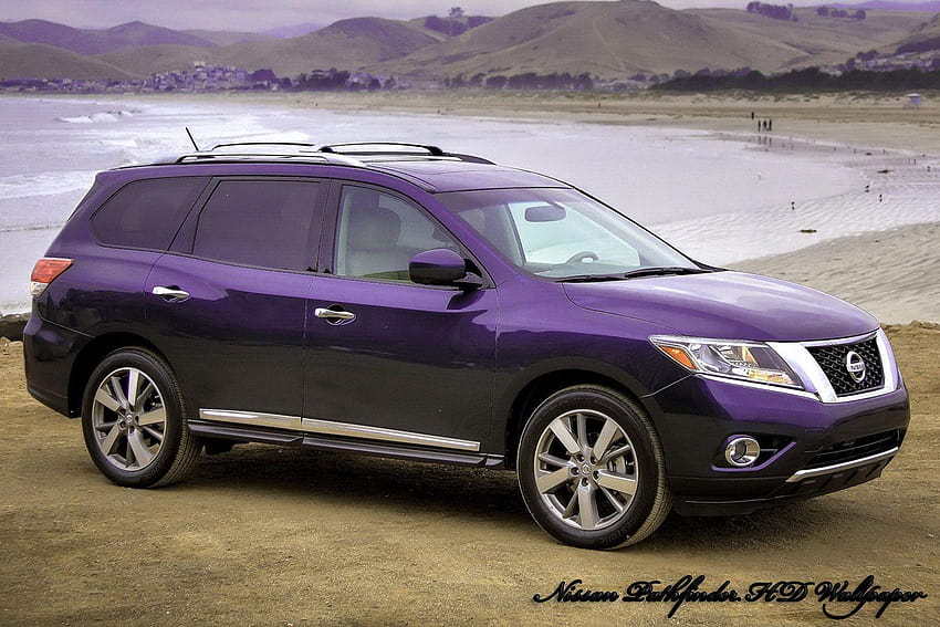 purple nissan pathfinder