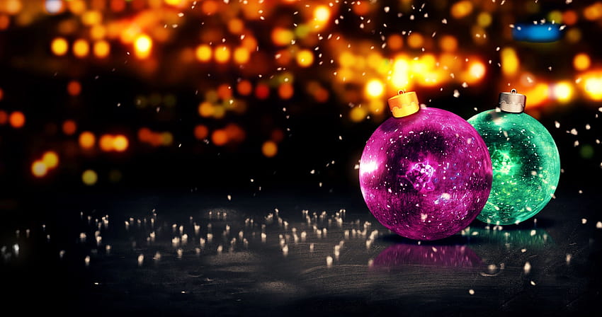 Merry christmas balls ultra Merry [4096x2160] for your , Mobile ...