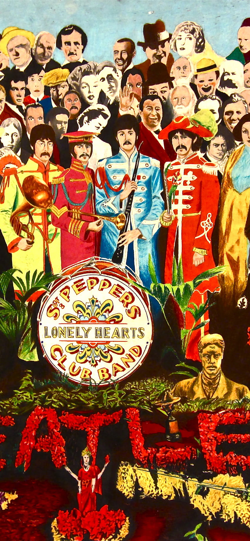 Sgt Peppers Lonely Hearts Club Band Crazy [1125x2436] untuk , Ponsel & Tablet Anda wallpaper ponsel HD