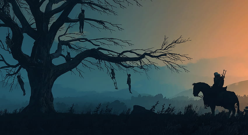 The Witcher 3 Wild Hunt Minimalist, Spiele, Hintergründe und minimalistisch ps4 HD-Hintergrundbild