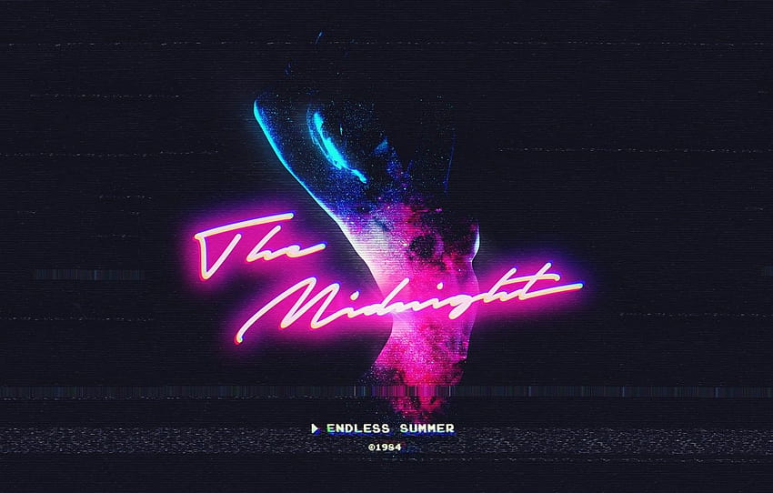 Elettronica, Midnight, Synthpop, 2016, Retrowave, Synthwave, Synth pop, New Retro Wave, Endless summer, The Midnight , sezione музыка Sfondo HD