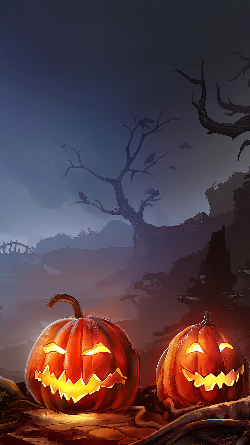 1080x1920 Horror Pumpkins Halloween Iphone 7,6s,6 Plus, Pixel xl ,One Plus  3,3t,5 , Backgrounds, and, halloween 1080x1920 HD phone wallpaper | Pxfuel
