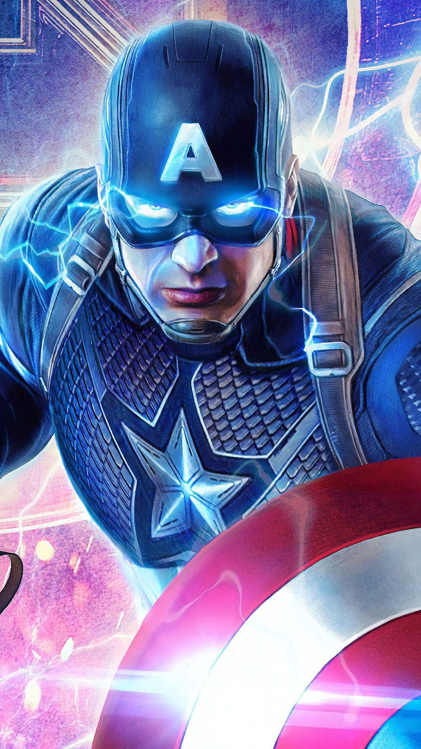Avengers Endgame / 330526 Captain America Mjolnir Hammer Shield Avengers  Endgame Phone Backgrounds And Mocah HD phone wallpaper | Pxfuel