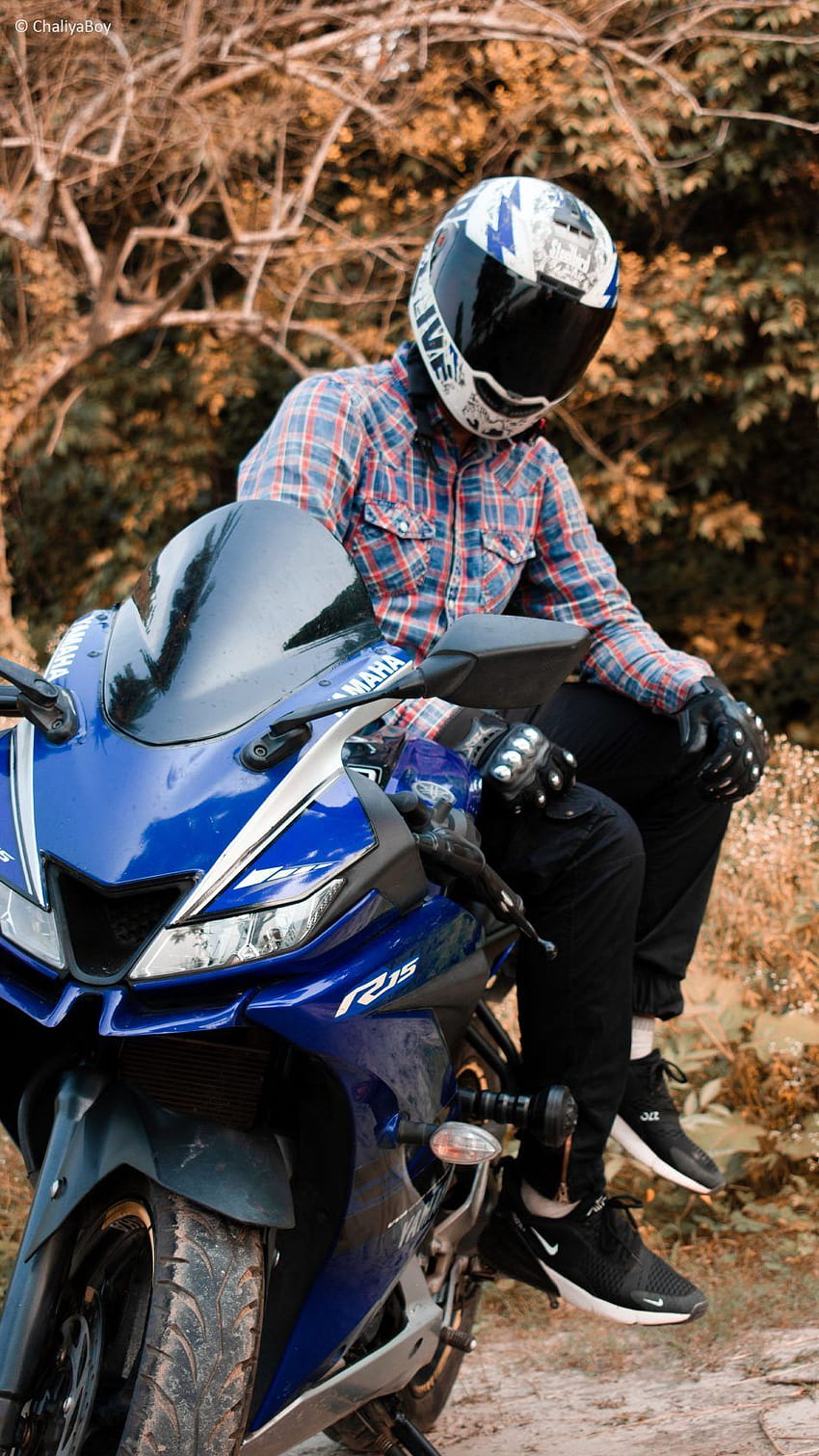 Franky Rider Yamaha R15, pengendara motor android wallpaper ponsel HD