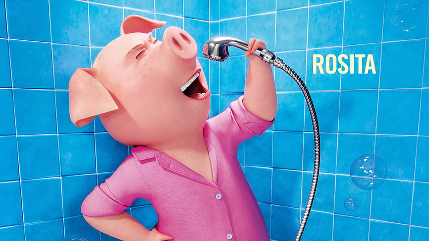 Sing Rosita The Pig In Shower U, sing movie HD wallpaper