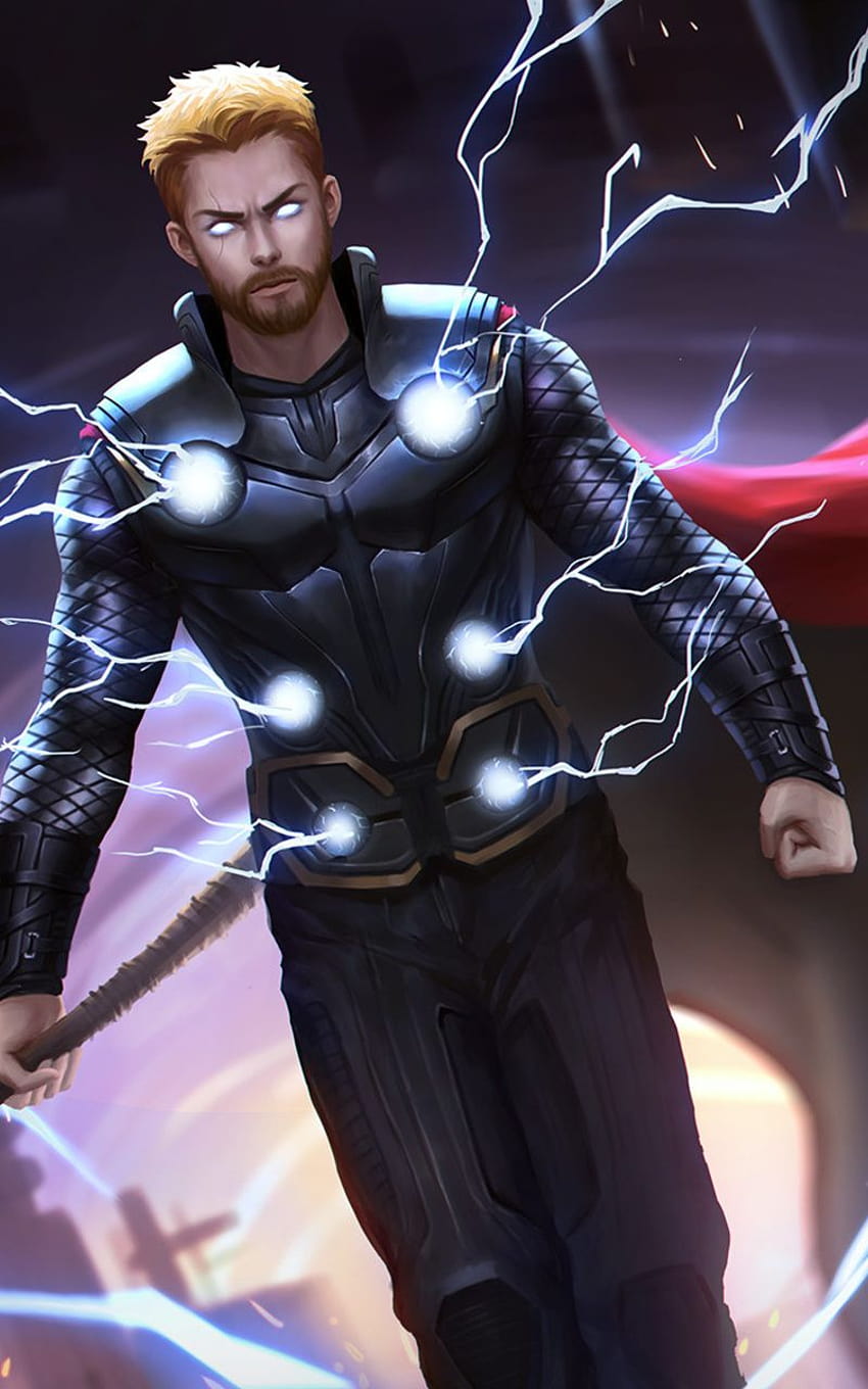 800x1280 Thor With His New Hammer In Avengers Infinity War Nexus 7samsung Galaxy Tab 10note 8876