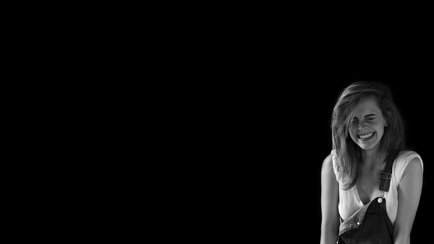 Красивата черно-бяла Ема Уотсън 2014 от Ема Уотсън 2018 HD тапет