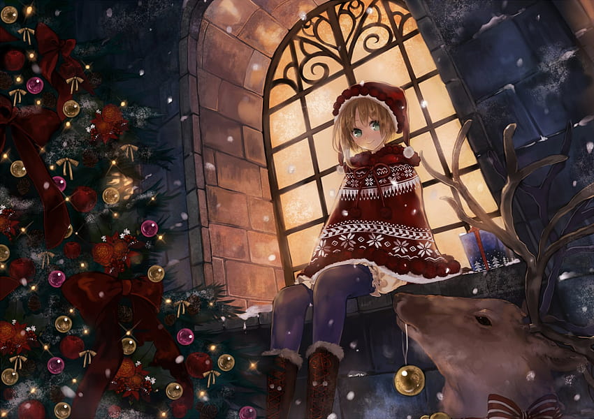 5 Navidad, anime paisaje navideño. fondo de pantalla | Pxfuel