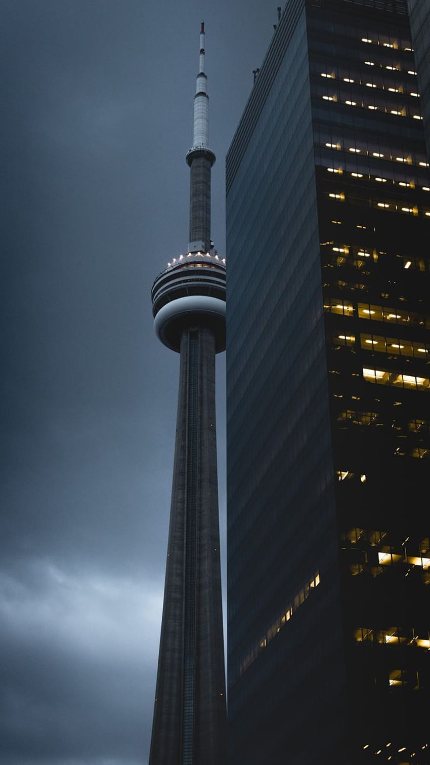 Fantastico della CN Tower! Viaggi in Canada Sfondo del telefono HD