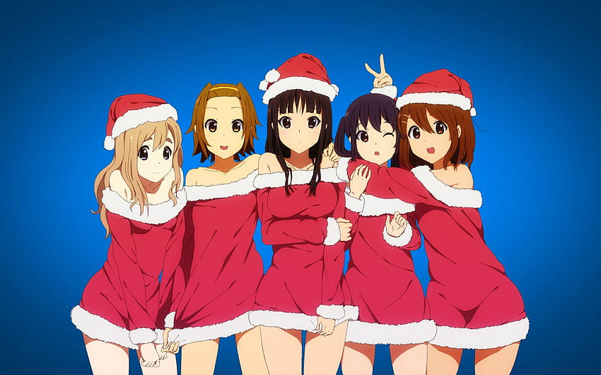 Cute Anime Girl Christmas [1920x1080] für Ihr Handy und Tablet, süße Mädchen Weihnachten HD-Hintergrundbild