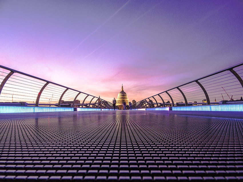 Millennium Bridge London , World HD wallpaper