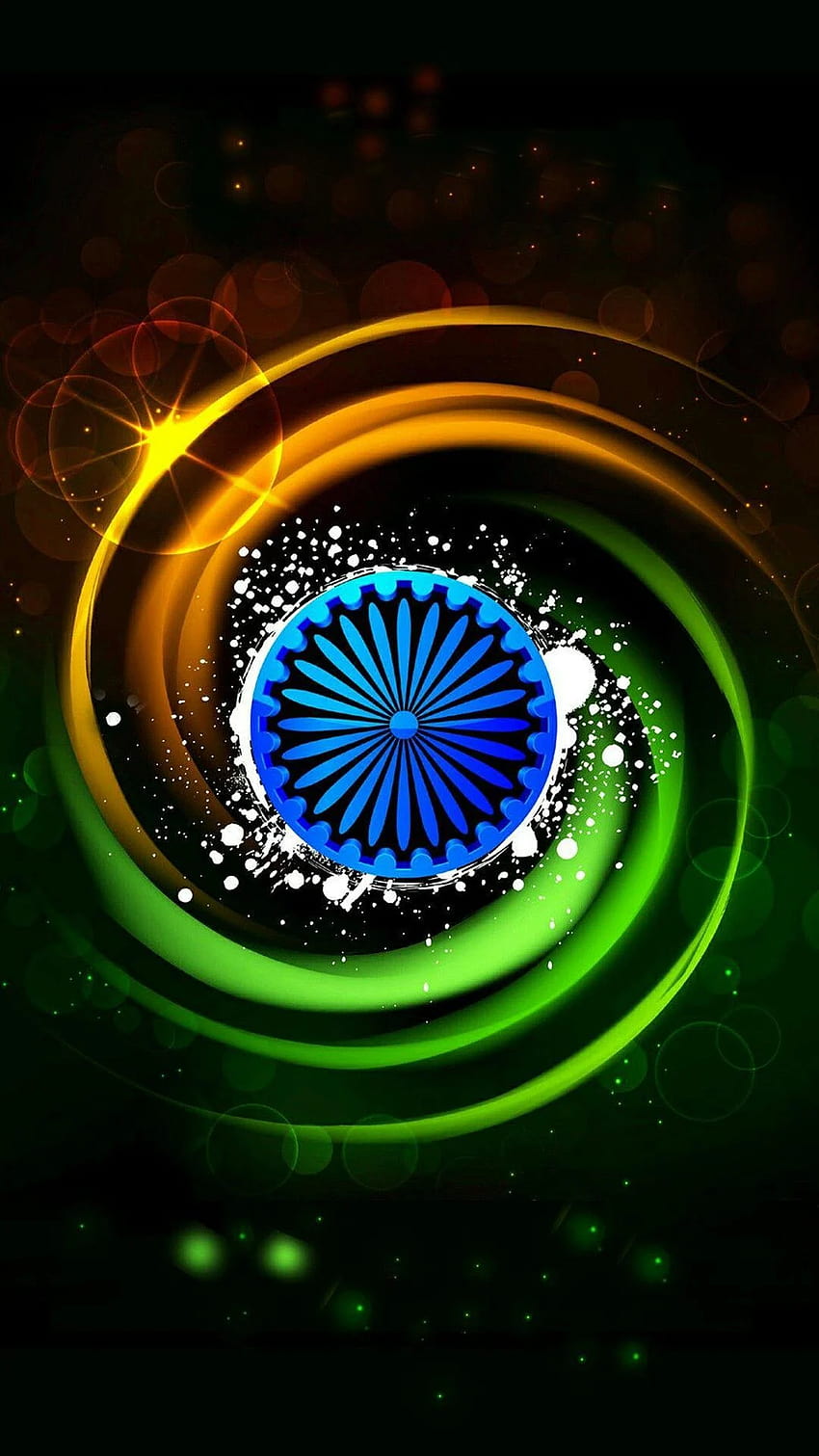 Drapeau indien pour téléphone portable 11 sur 17, drapeau indien mobile Fond d'écran de téléphone HD
