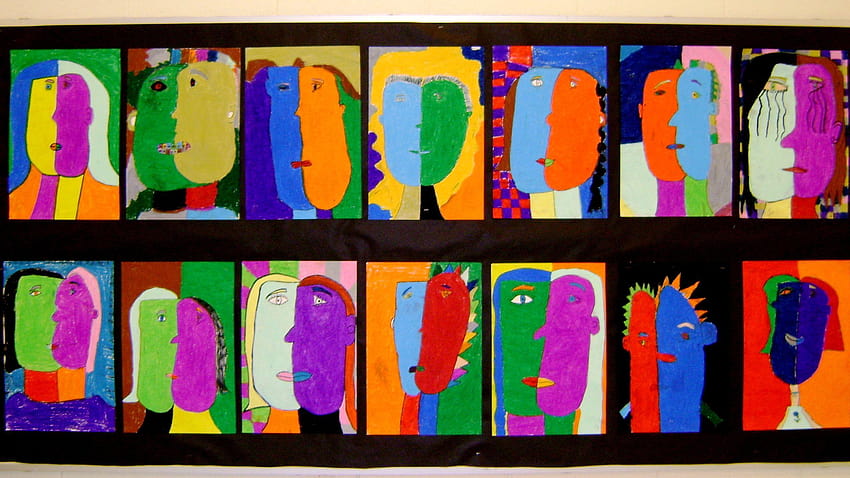 2560x1440 Faces Pablo Picasso, Pablo Picasso, Arts, Painting HD wallpaper