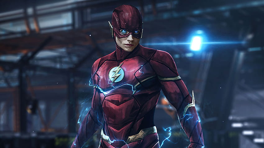 Ezra Miller The Flash ชุดแฟลช วอลล์เปเปอร์ HD