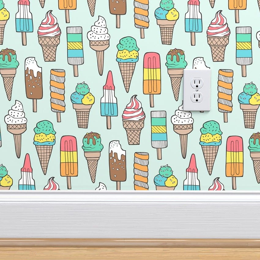 Despegar y pegar extraíble diminuto pequeño Helado verano primavera Comida Alimentos, ice cream cursor HD phone wallpaper