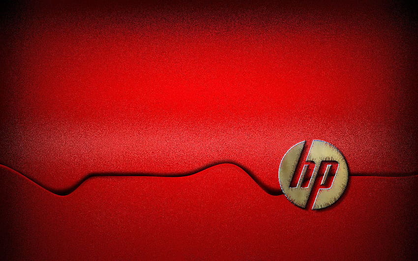 Red HP, hp computer HD wallpaper
